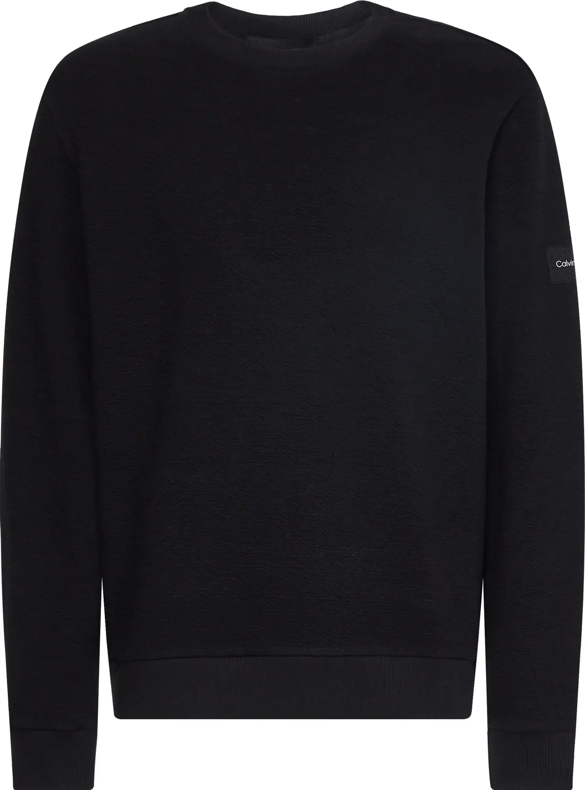 Calvin Klein SOFT STRUCTURED SWEA Erkek Siyah Sweatshirt