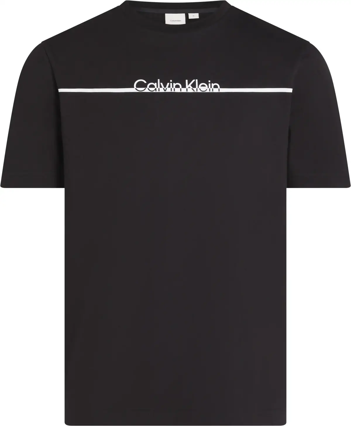 Calvin Klein SPLIT LINE LOGO T-SH, BEH Siyah Erkek T-Shirt & Polo