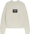 Calvin Klein FLUFFY MOCK NECK SWE Kadın Krem Kazak