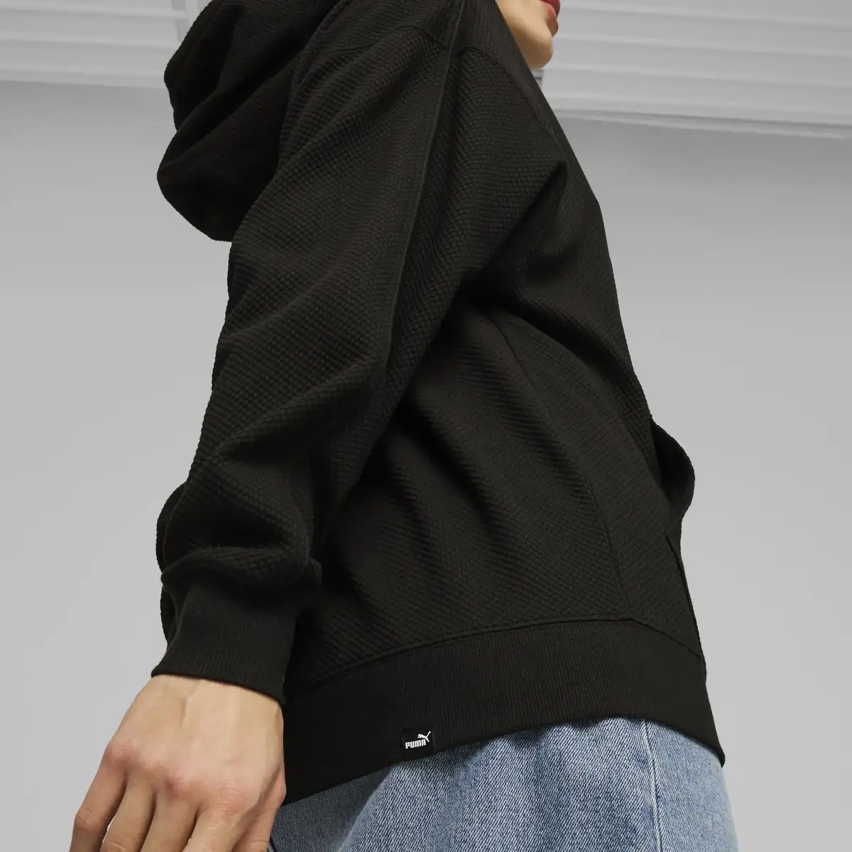 Puma HER Full-Zip Hoodie Siyah Kadın Hoodie