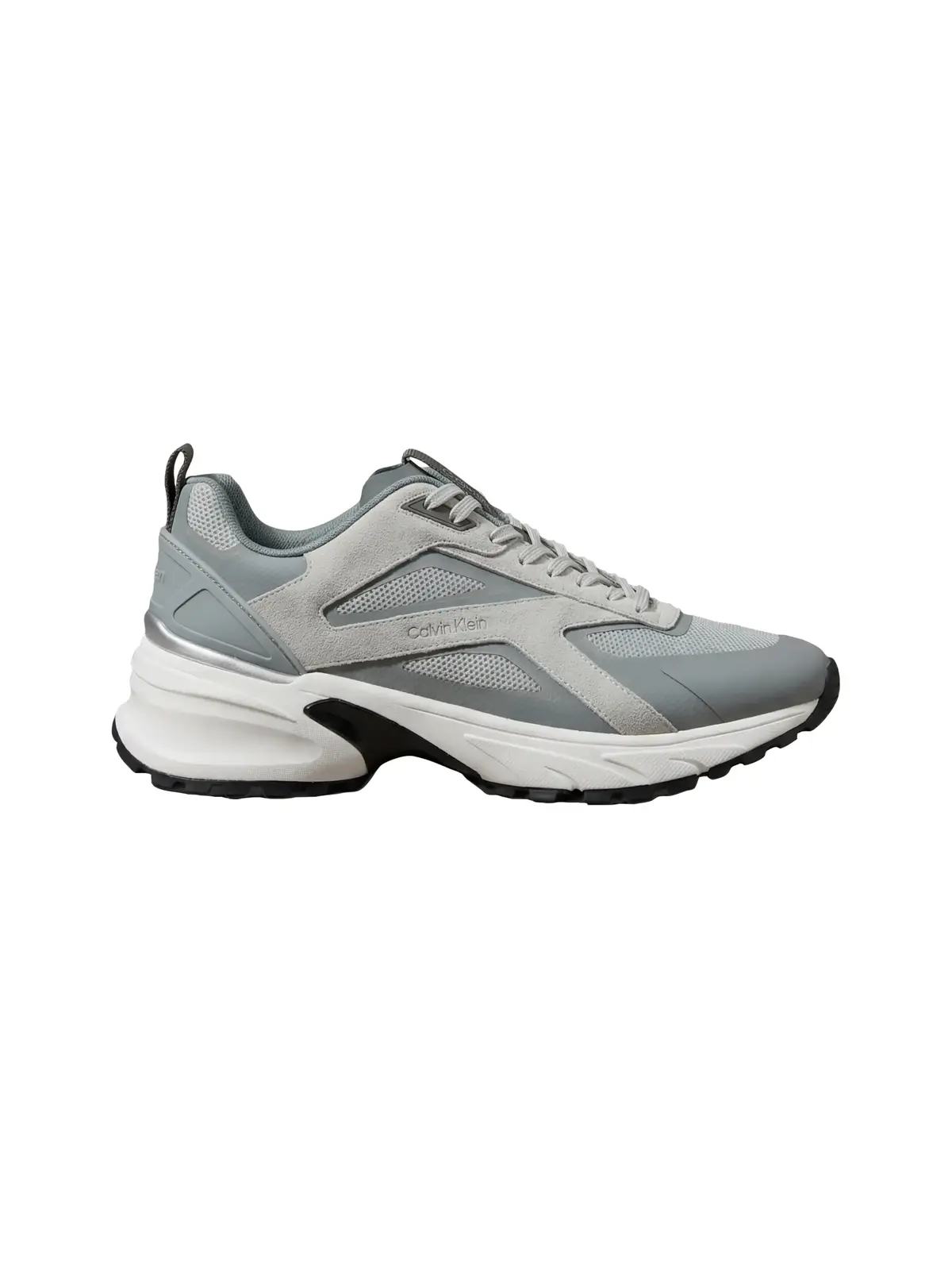 Calvin Klein HIKE RUNNER CK STRIP, 0G4 Gri Erkek Spor Ayakkabı