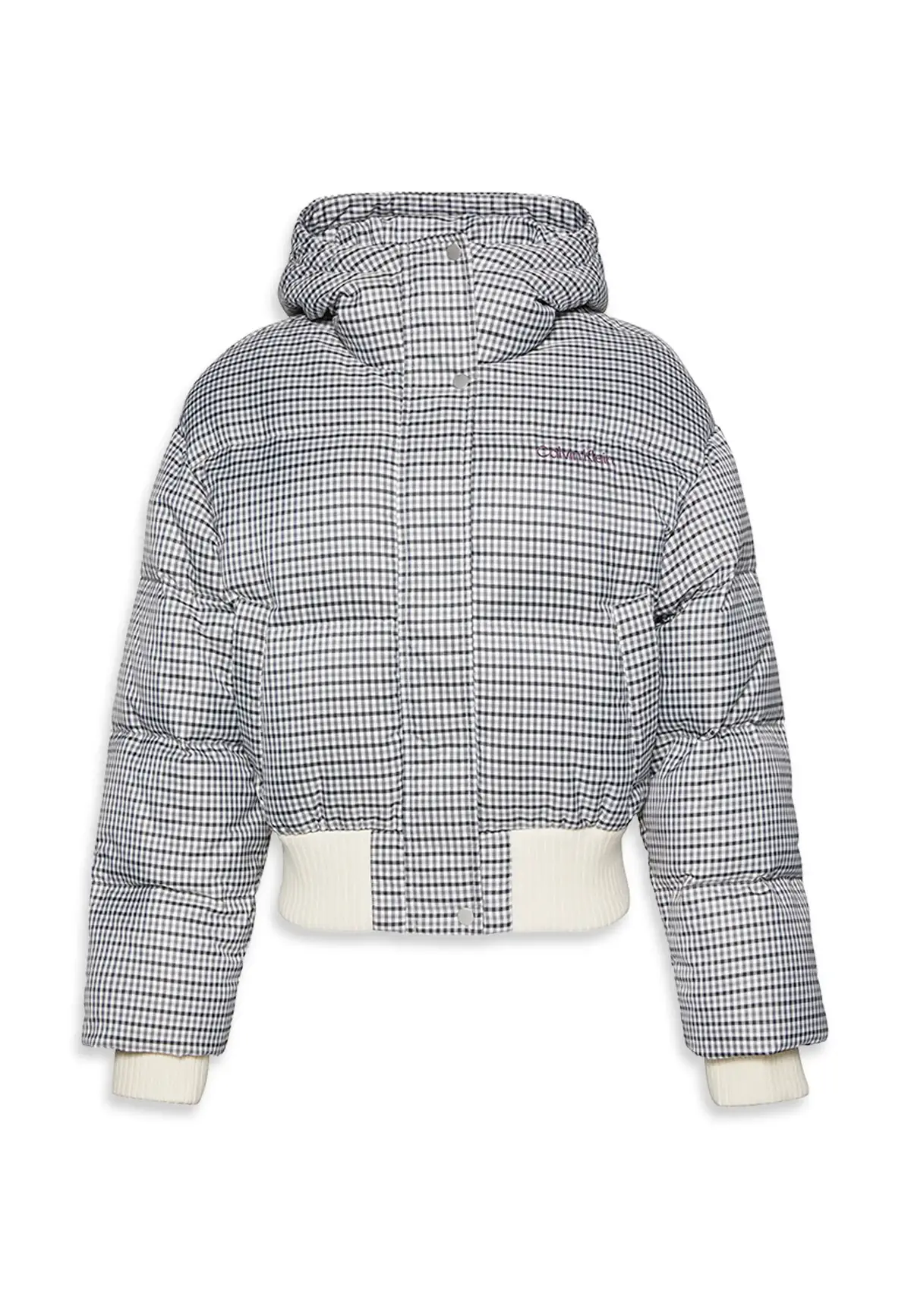 Calvin Klein YD NYLON INSULATED D, 5GE Siyah Kadın Mont