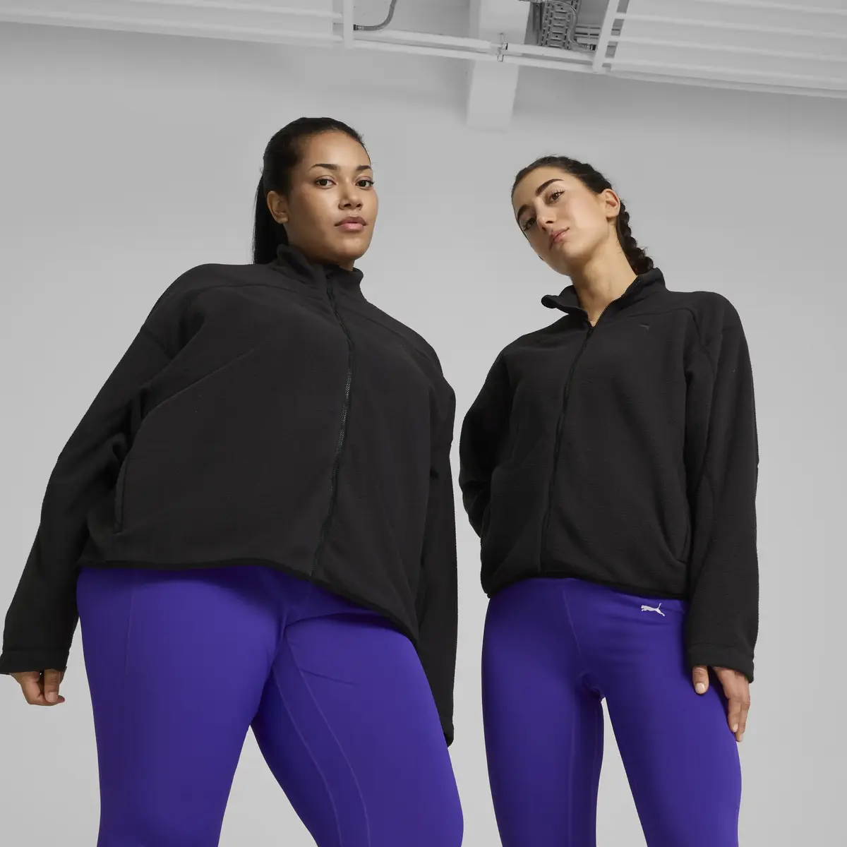 Puma WINTER TECH FLEECE JACKET W Siyah Kadın Ceket