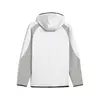 Puma EVOSTRIPE FZ Hoodie DK Beyaz Erkek Fermuarlı Üst