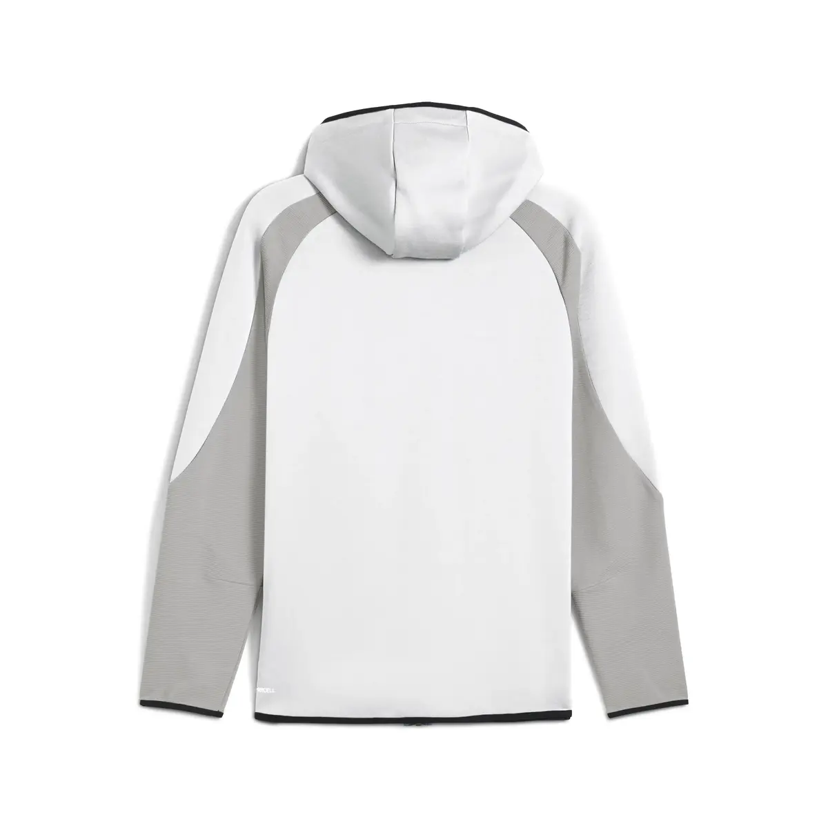 Puma EVOSTRIPE FZ Hoodie DK Beyaz Erkek Fermuarlı Üst