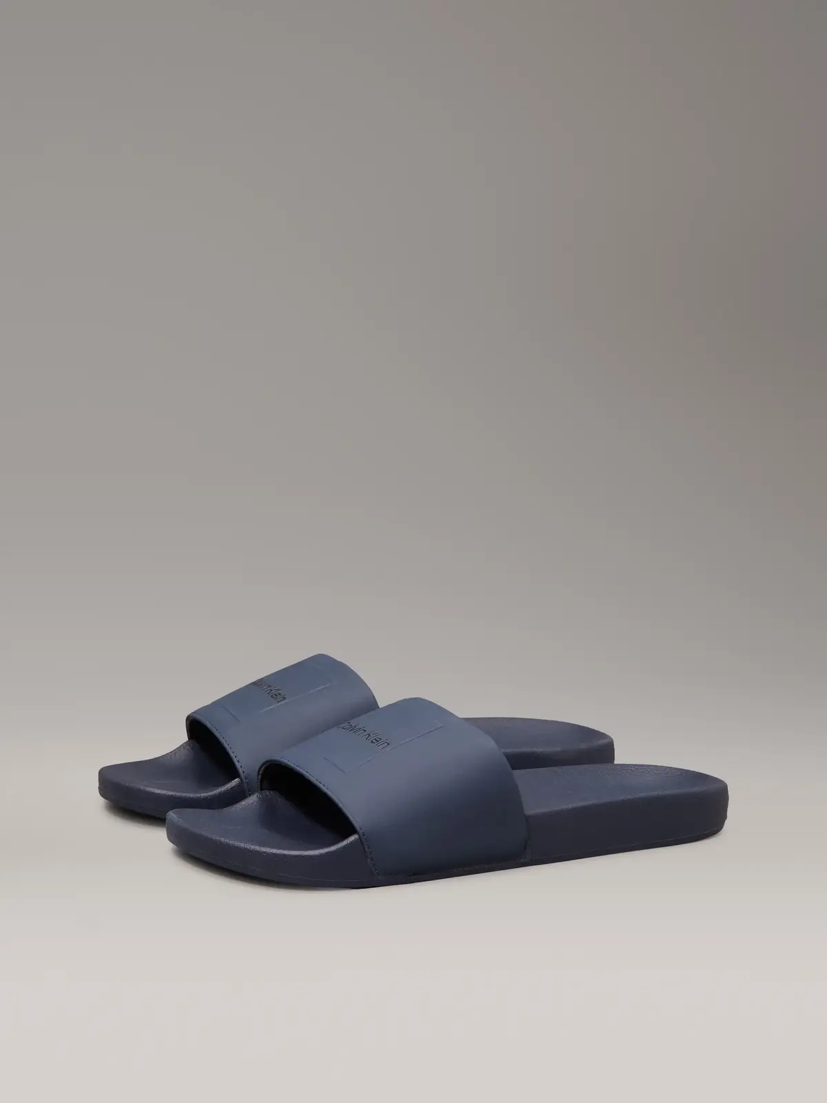 Calvin Klein POOL SLIDE W/ CK SQU Lacivert Unisex Terlik