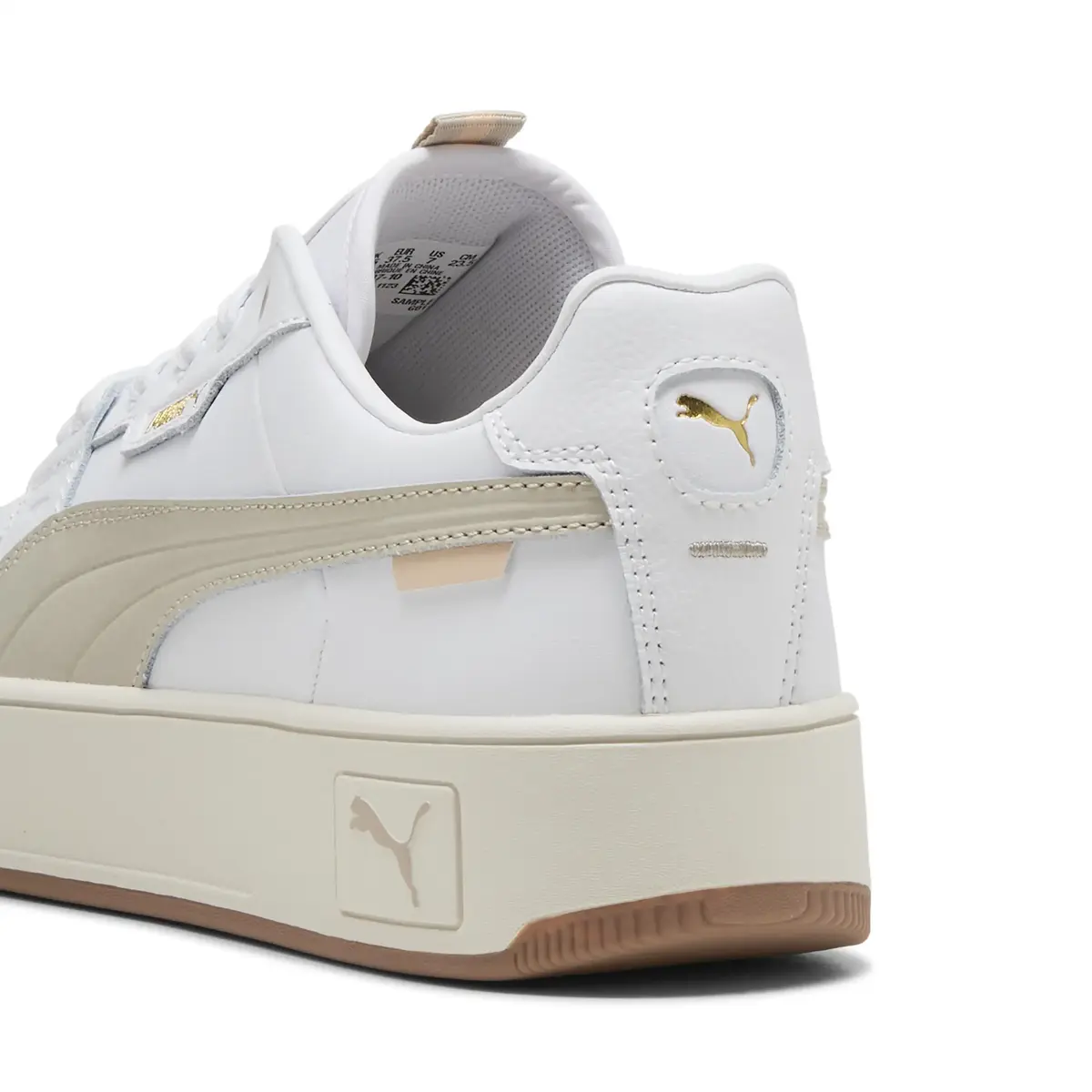 PUMA Carina Street Lux Beyaz Kadın Günlük Spor Ayakkabı