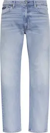 Calvin Klein SLIM STRAIGHT MEDWAY BLUE JEAN Erkek Mavi Kot Pantolon