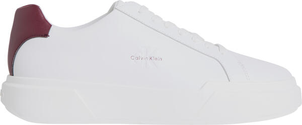 Calvin Klein CHUNKY CUPSOLE LACEUP LTH Beyaz Erkek Günlük Spor Ayakkabı