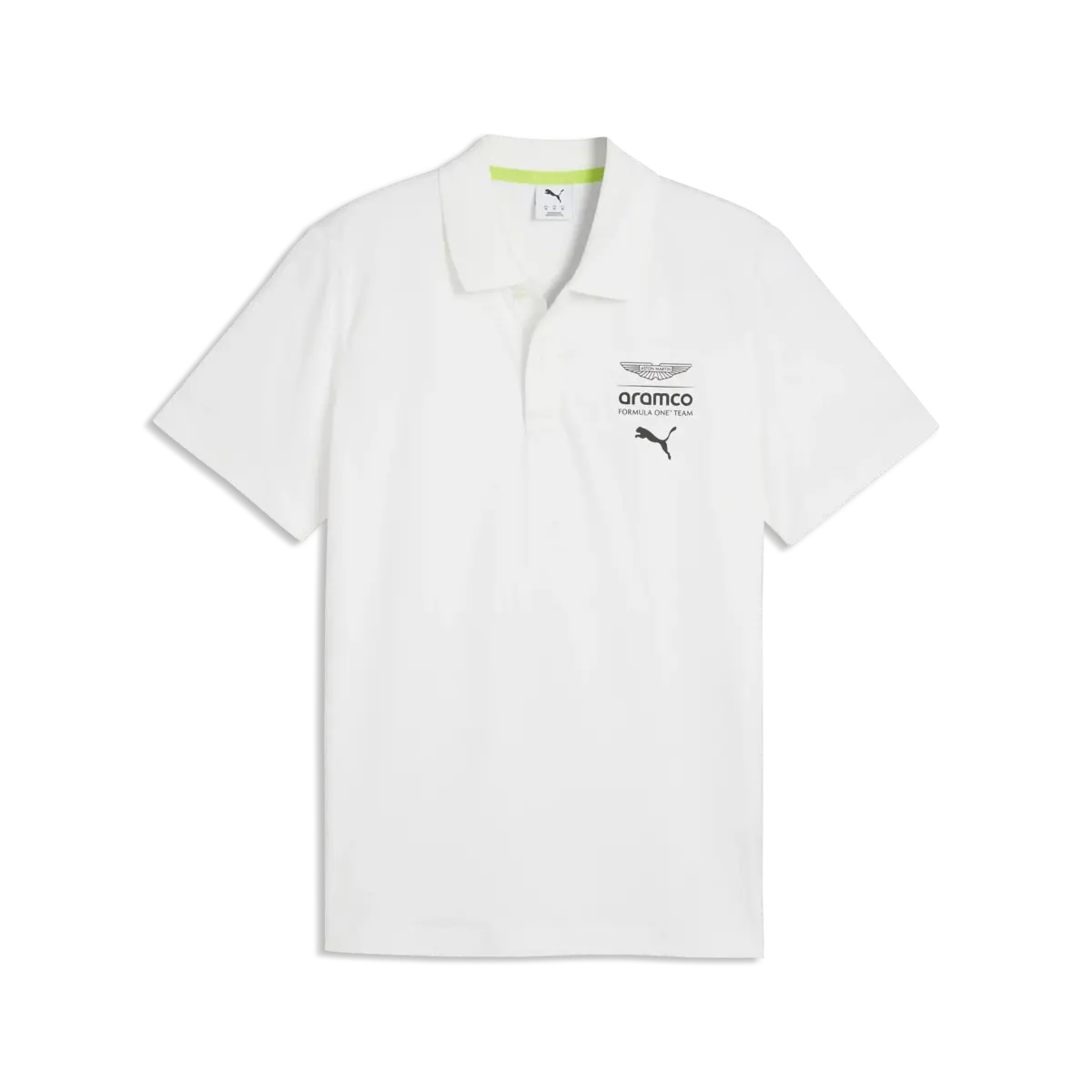 PUMA AMF1 Essential Polo Beyaz Erkek T-Shirt & Polo