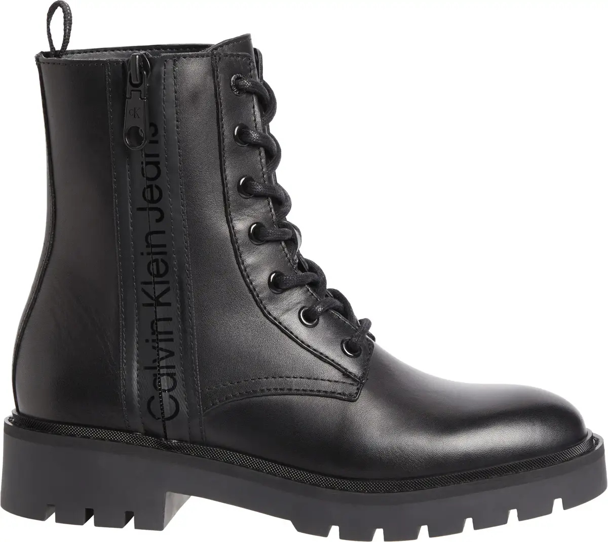 Calvin Klein COMBAT BOOT MID ZIP Kadın Siyah Bot