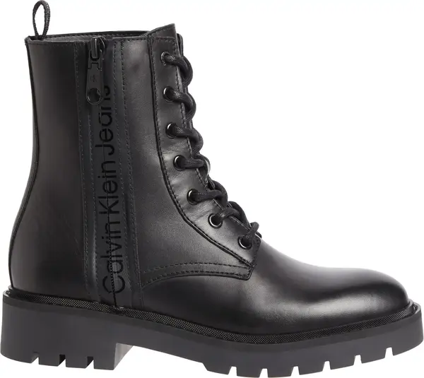 Calvin Klein COMBAT BOOT MID ZIP Kadın Siyah Bot