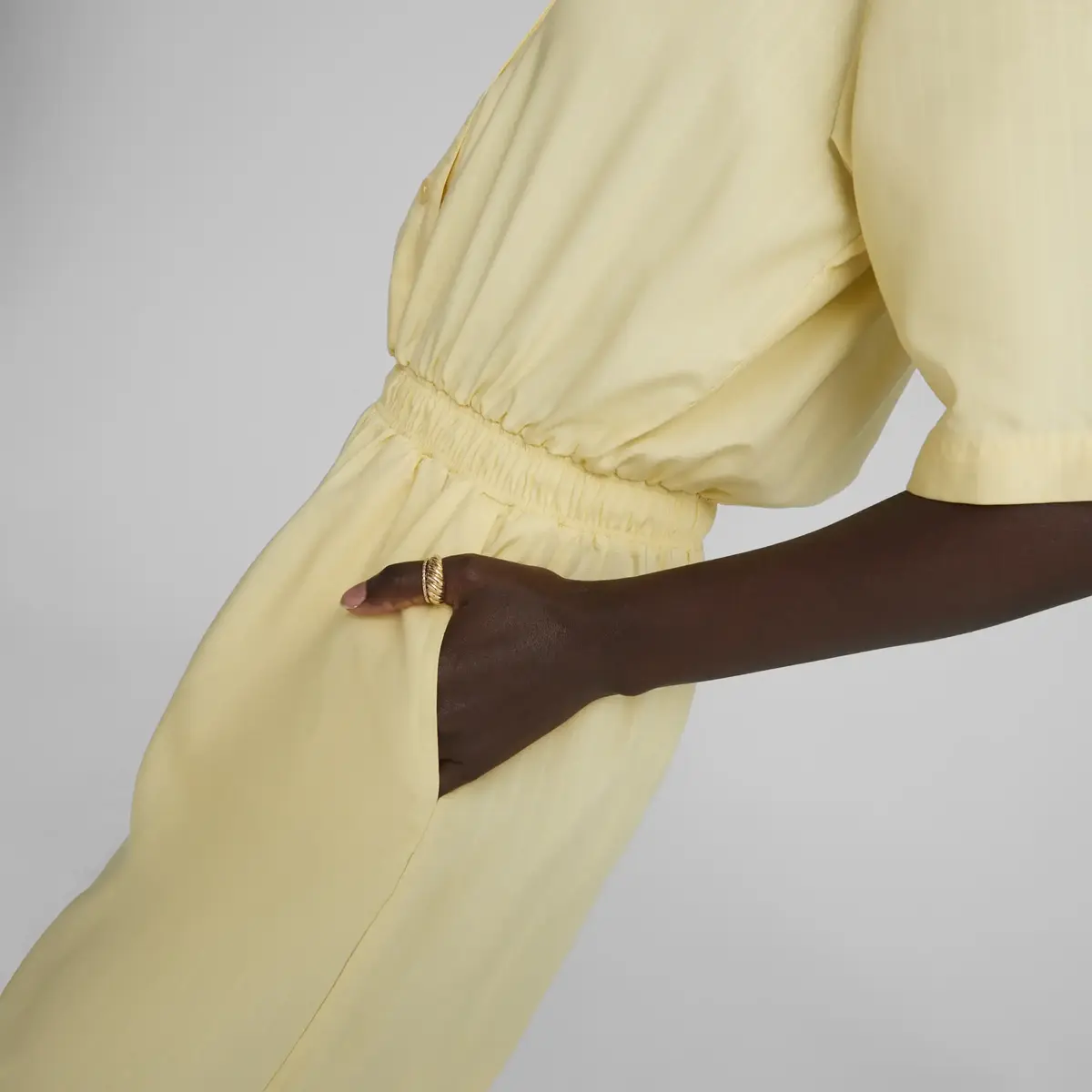 Puma DOWNTOWN Jumpsuit Sarı Kadın Tulum