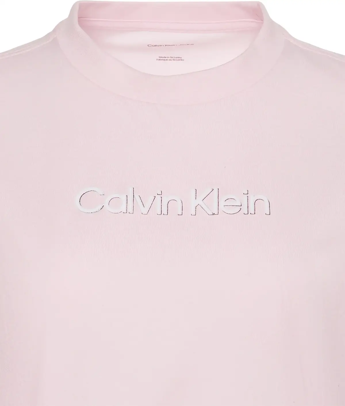 Calvin Klein SS CLASSIC FOIL CALVIN KLEIN TEE Kadın Pembe T-Shirt