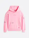 Tommy Hilfiger PLACED FLAG HOODIE, TPF Pembe Kız ÇocukSweatshirt