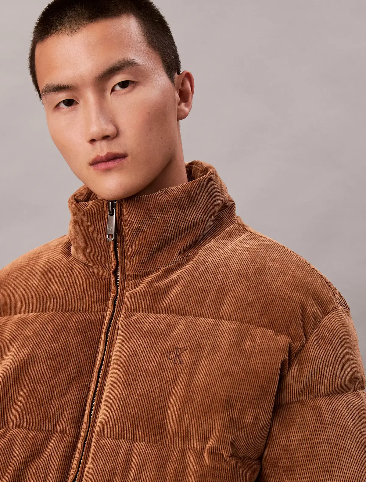Calvin Klein Kahverengi Erkek Mont