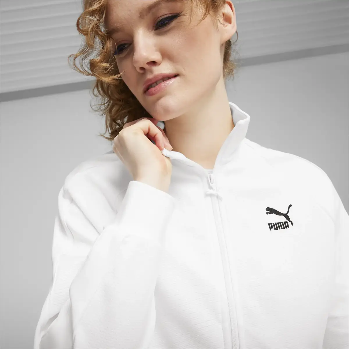 Puma T7 Track Jacket Beyaz Kadın Ceket