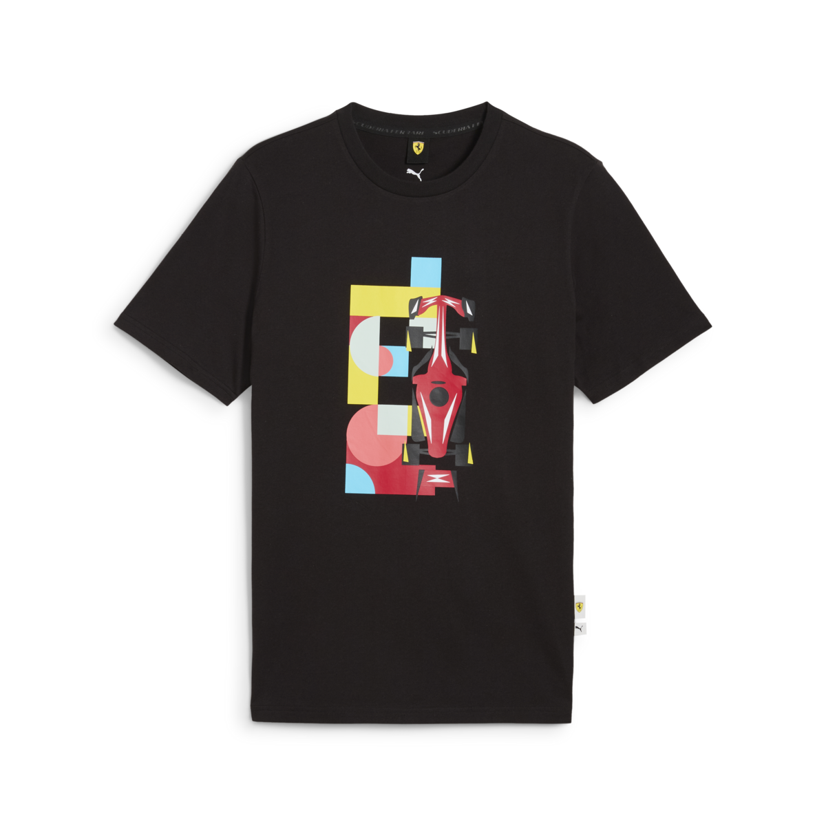 Puma Ferrari Race Graphic Tee 2 Siyah Erkek T-Shirt