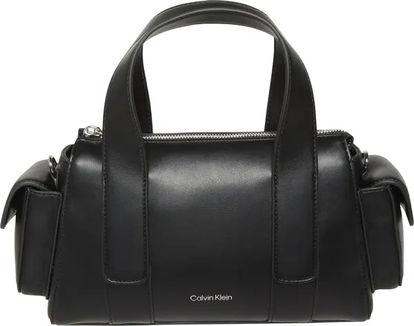 Calvin Klein WEBBING STRAP POCKET BAG Kadın Siyah El Çanta