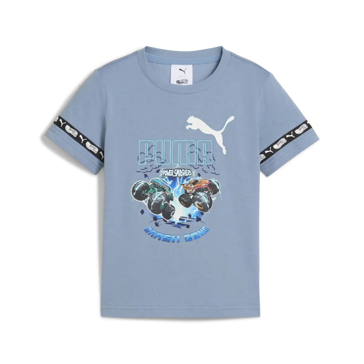 Puma X HOT WHEELS Tee Mavi Erkek T-Shirt & Polo