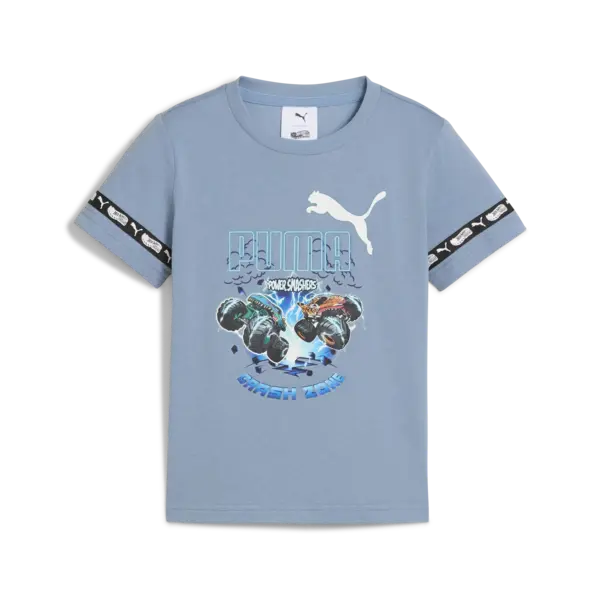 Puma X HOT WHEELS Tee Mavi Erkek T-Shirt & Polo