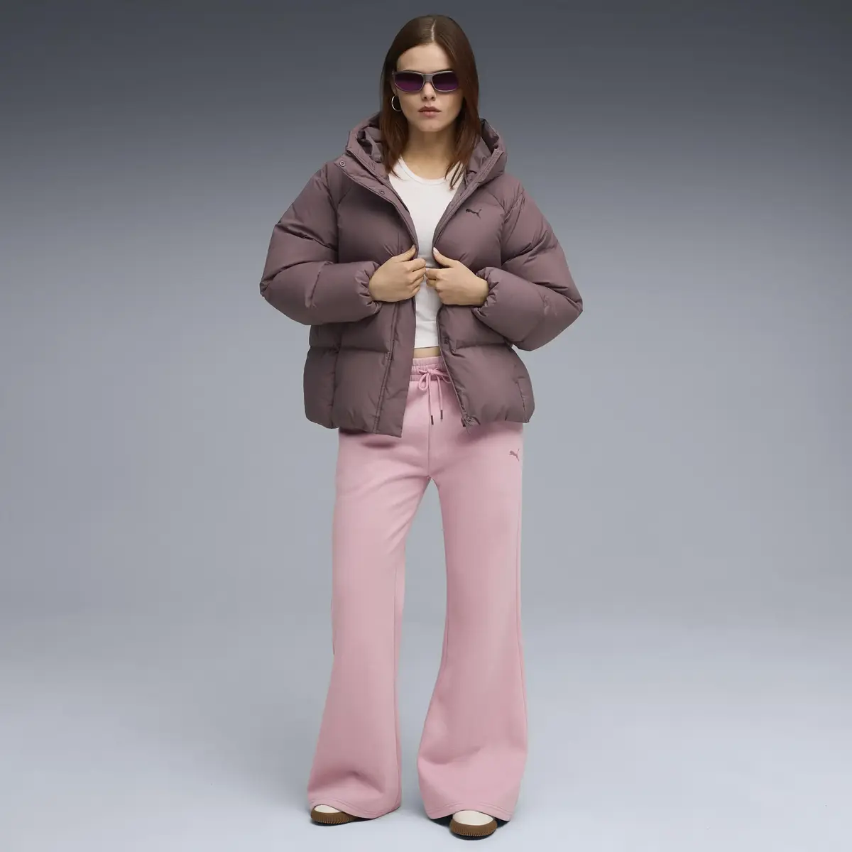 Puma HER Straight Pants FL Pembe Kadın Eşofman Altı
