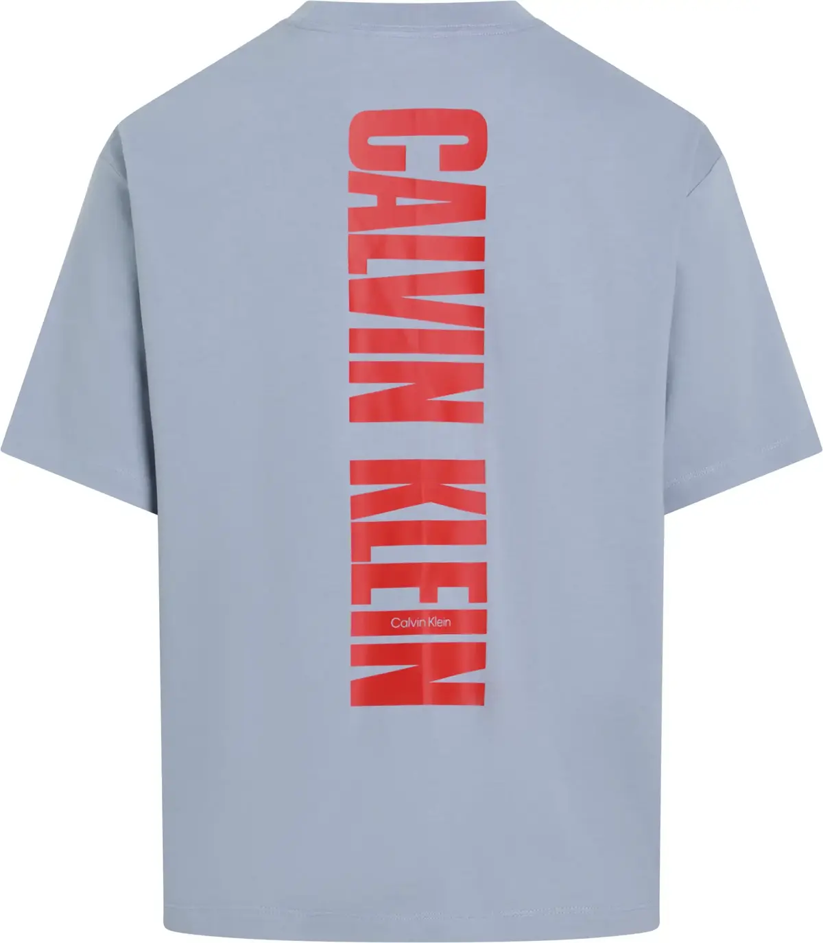 Calvin Klein SS 16S RLX VERT LOGO, TMP Mavi Erkek T-Shirt & Polo