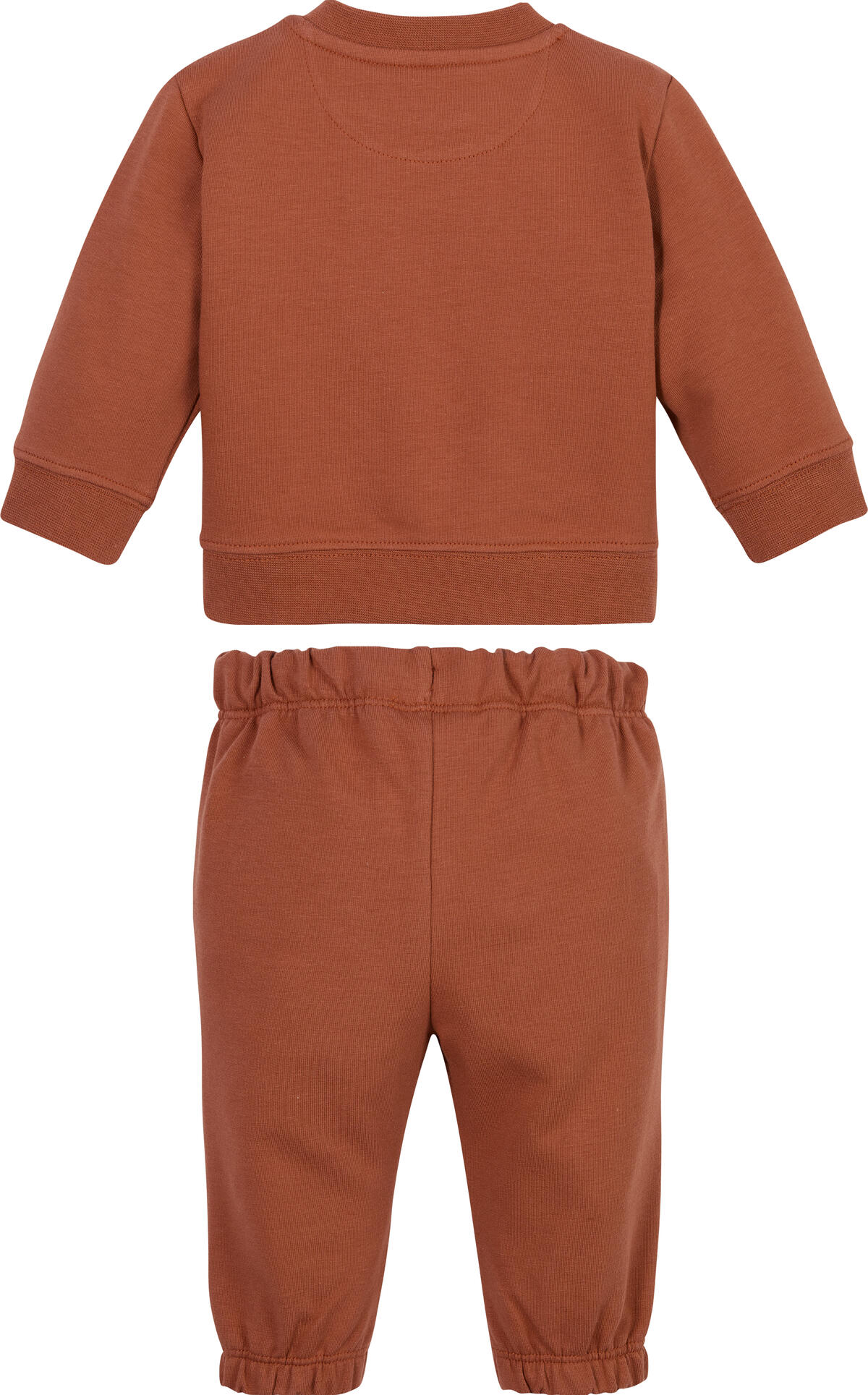 Calvin Klein MONOGRAM CN SWEATSHI Bebek Kahverengi Eşofman Takımı