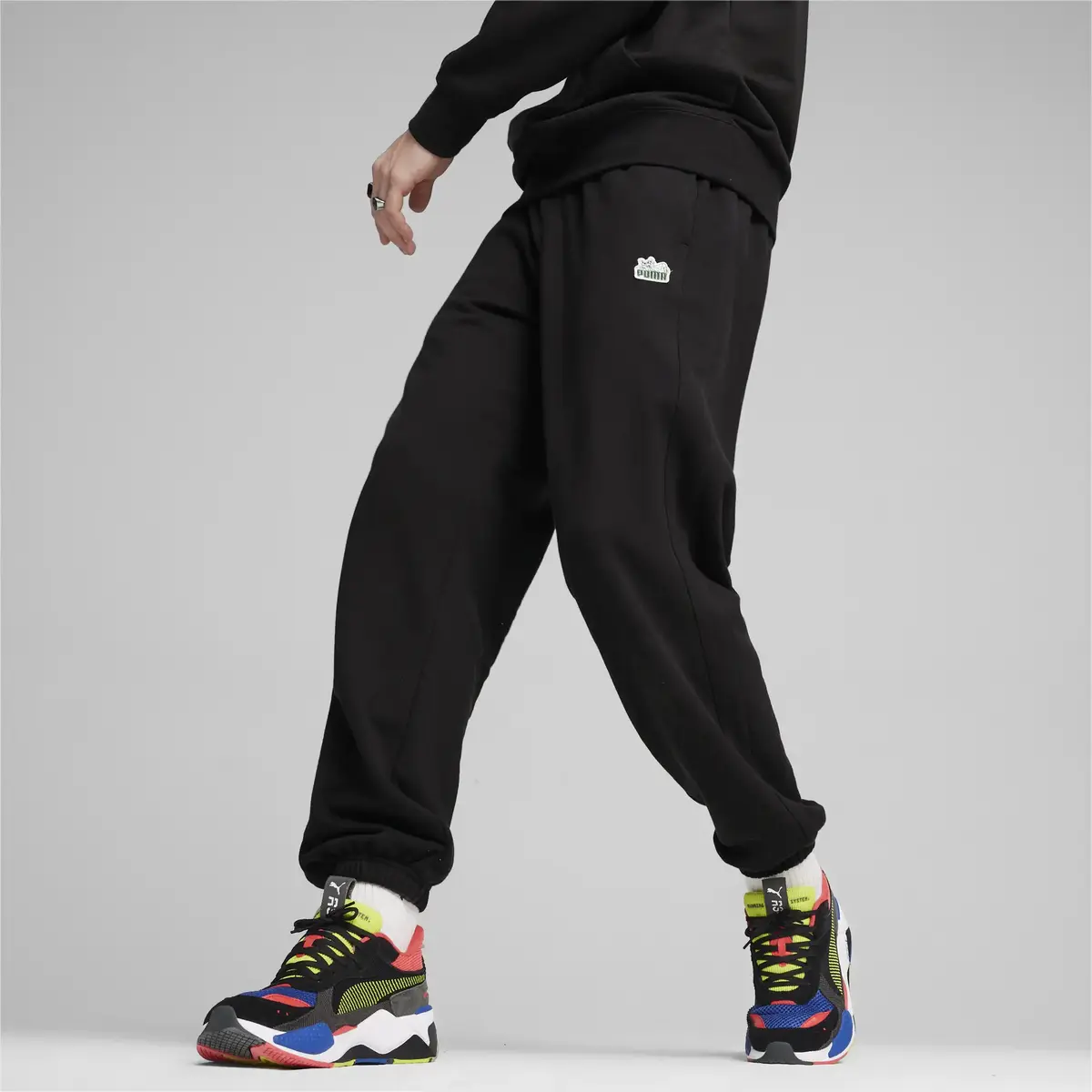 Puma T7 FTF Super Puma Sweatpants Siyah Erkek Eşofman Altı