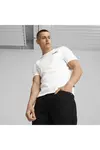 Puma ESS ELEVATED Embroidered Tee Beyaz Erkek T-Shirt