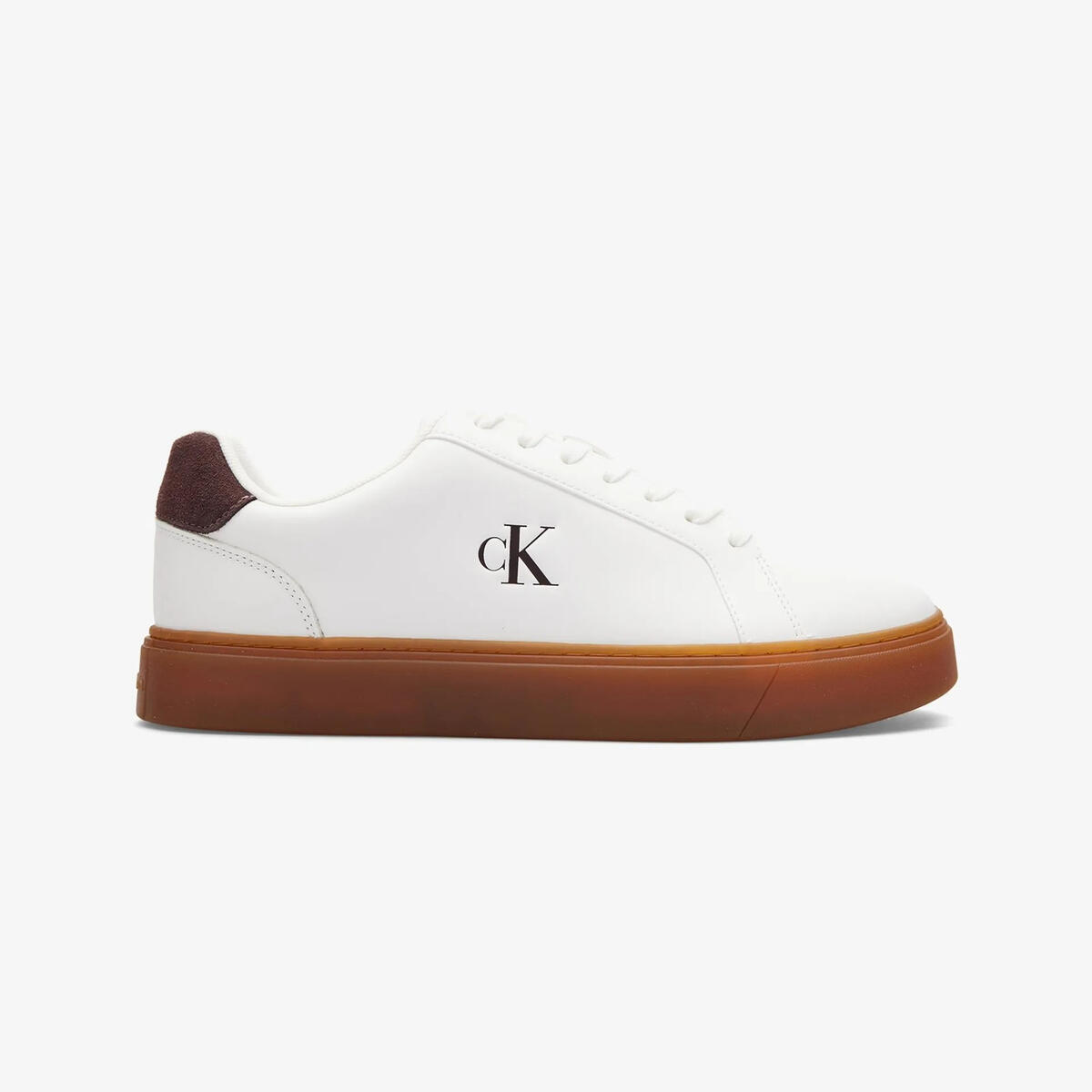 Calvin Klein CLASSIC CUPSOLE LACEUP LTH Beyaz Erkek Sneaker