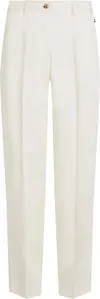 Tommy Hilfiger COTTON BARREL RELAXE, Z00 Krem Kadın Pantolon