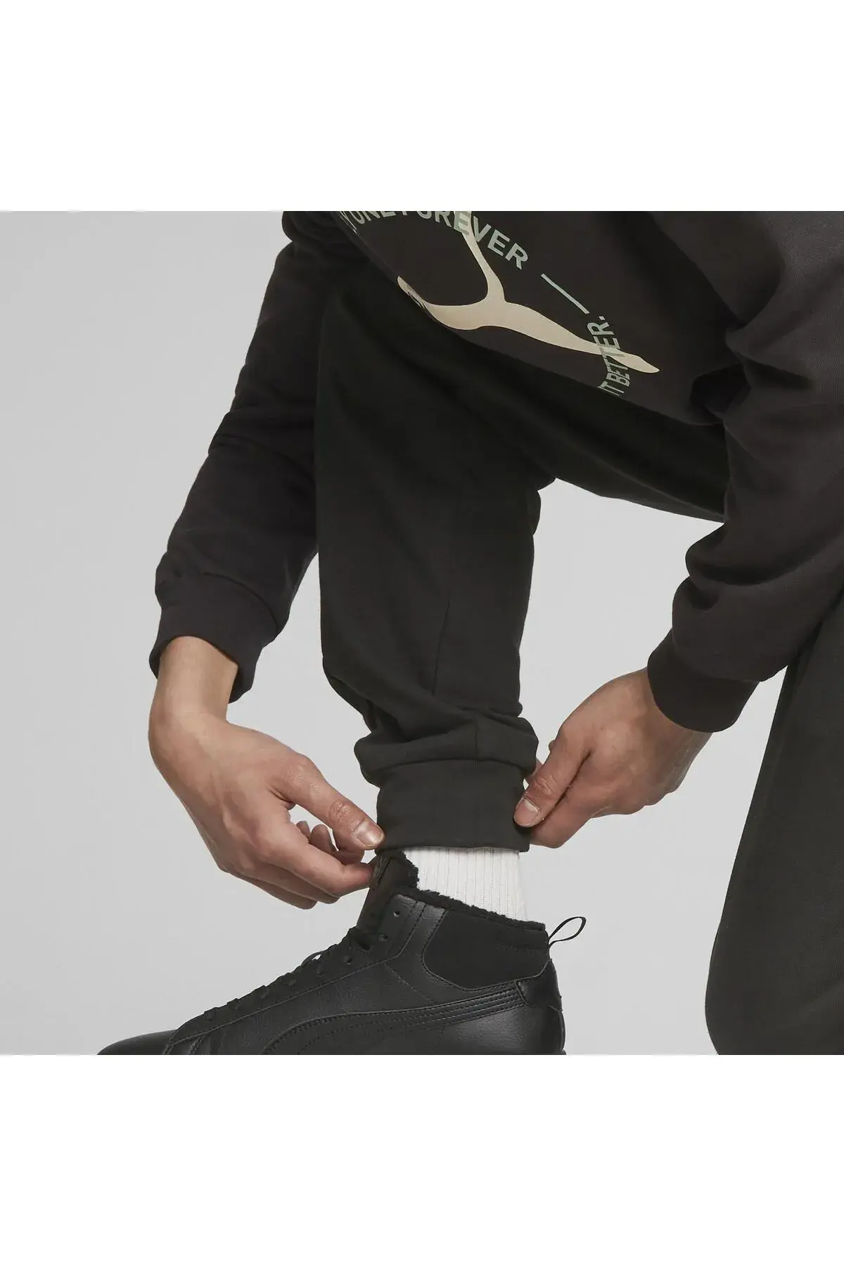 Puma BETTER SPORTSWEAR Sweatpants TR cl Siyah Erkek Eşofman Altı