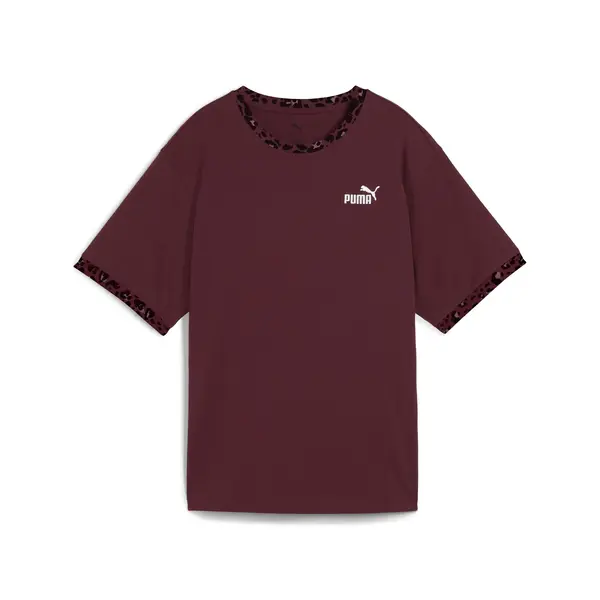 Puma ESS GRAPHIC Animal Tee Kırmızı Kadın T-Shirt