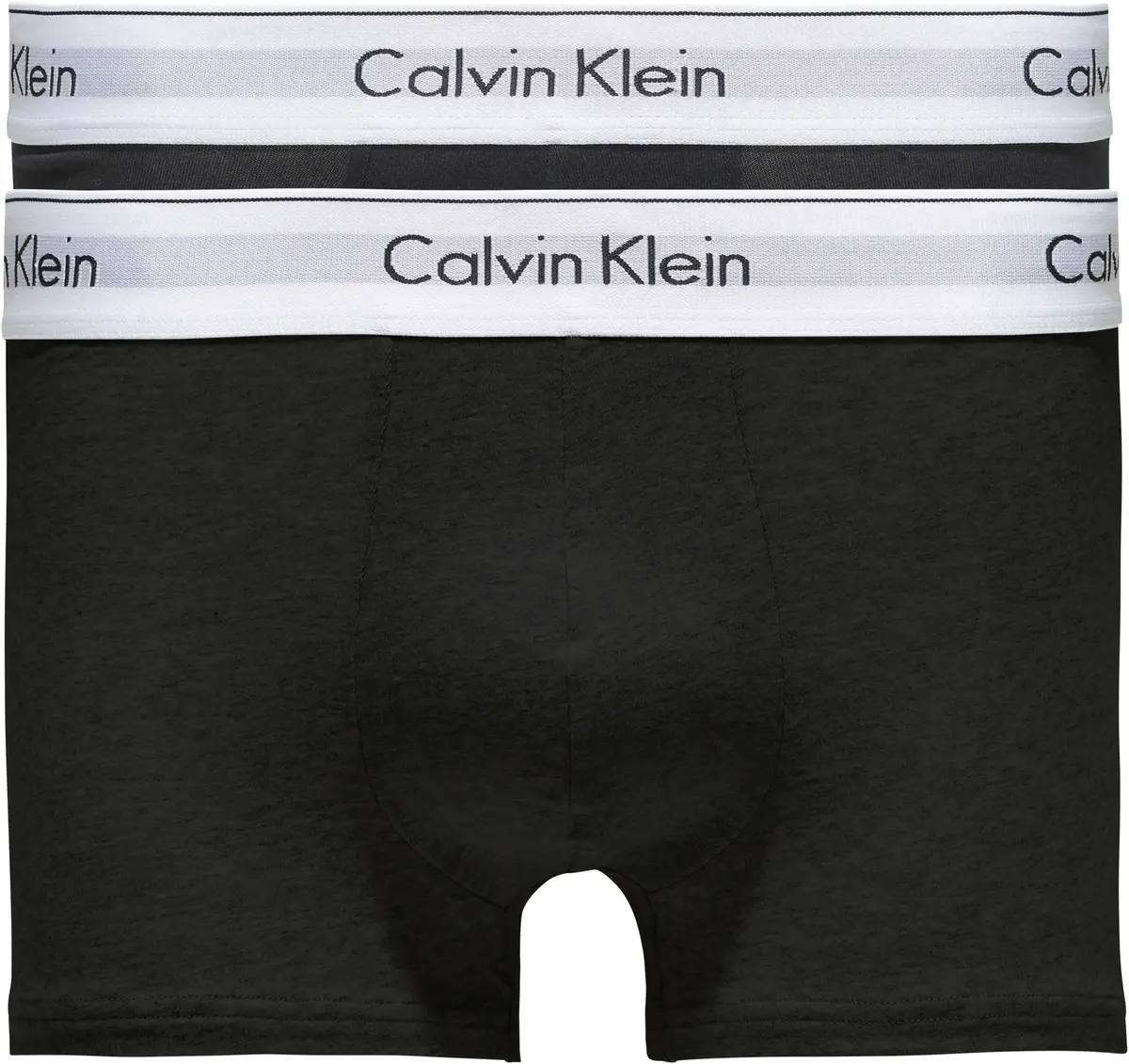 Calvin Klein 2P TRUNK Erkek Siyah Boxer Set