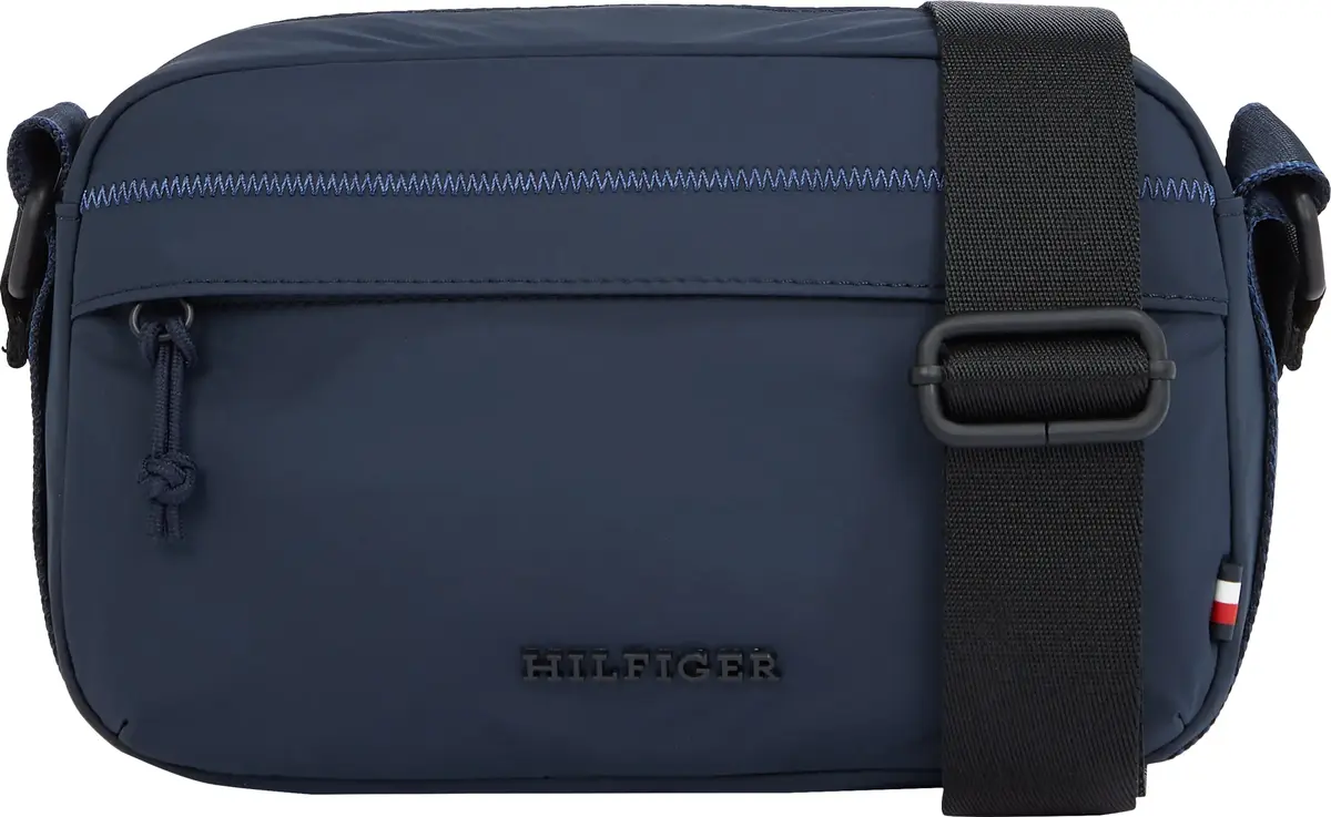 Tommy Hilfiger TH COLOUR EW REPORTE, DW6 Siyah Erkek Çanta