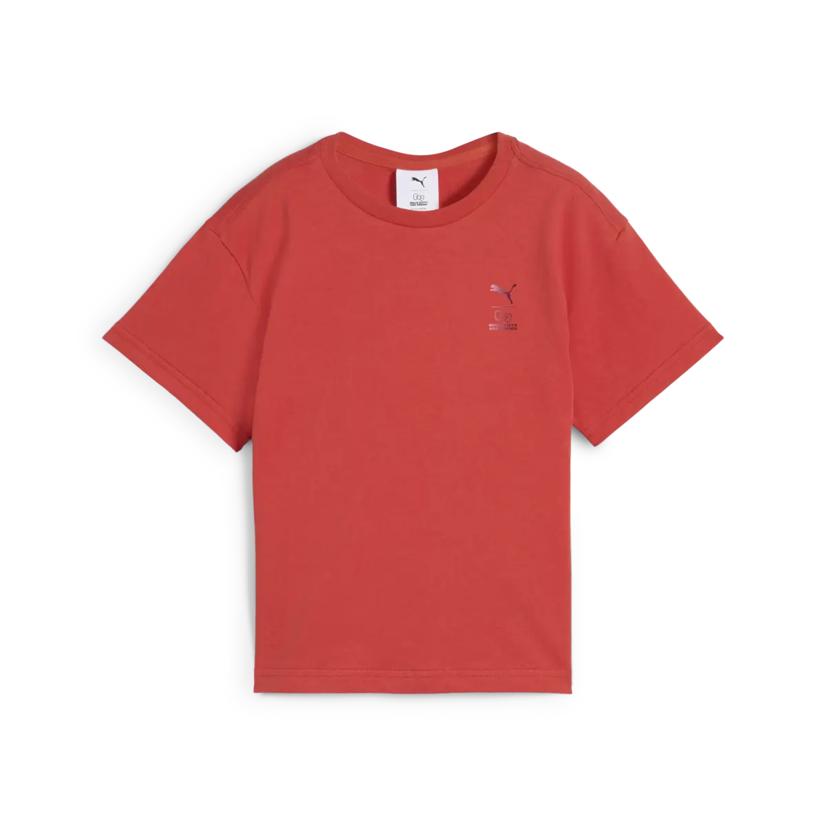 Puma X HK&FR Graphic Tee Kırmızı Kız Çocuk T-Shirt & Polo