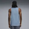 Puma M CLOUDSPUN EMBOSS TANK Mavi Erkek T-Shirt & Polo