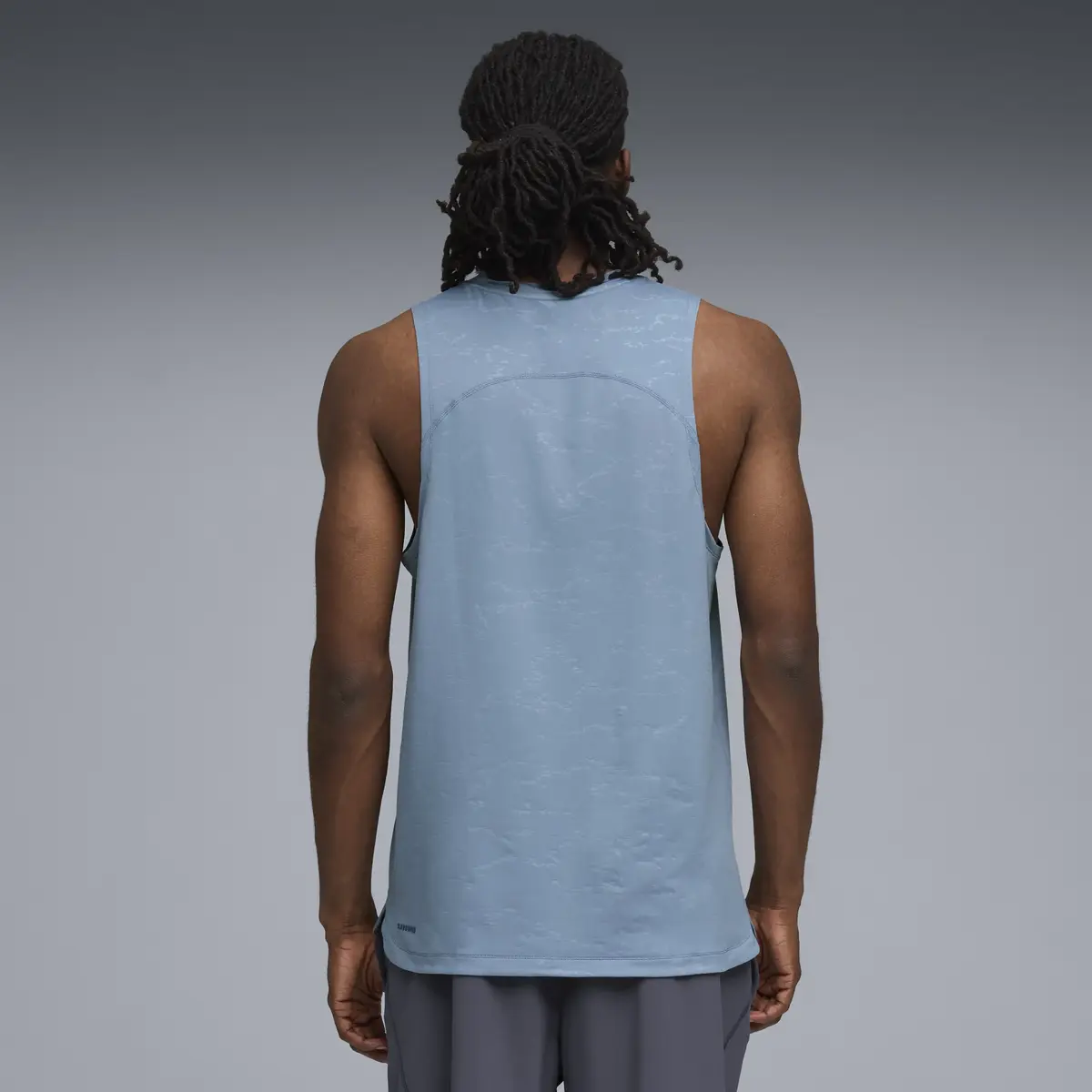 Puma M CLOUDSPUN EMBOSS TANK Mavi Erkek T-Shirt & Polo