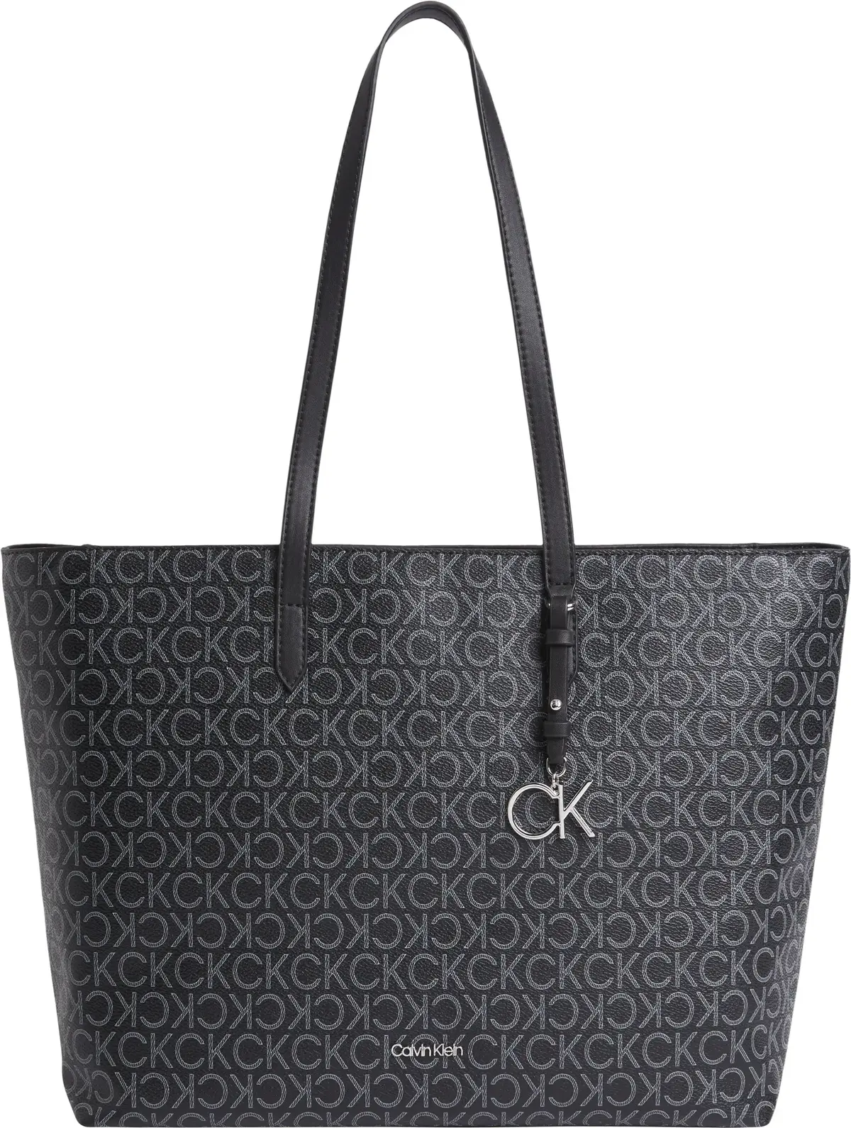 Calvin Klein CK MUST SHOPPER MD M Kadın Siyah Çanta