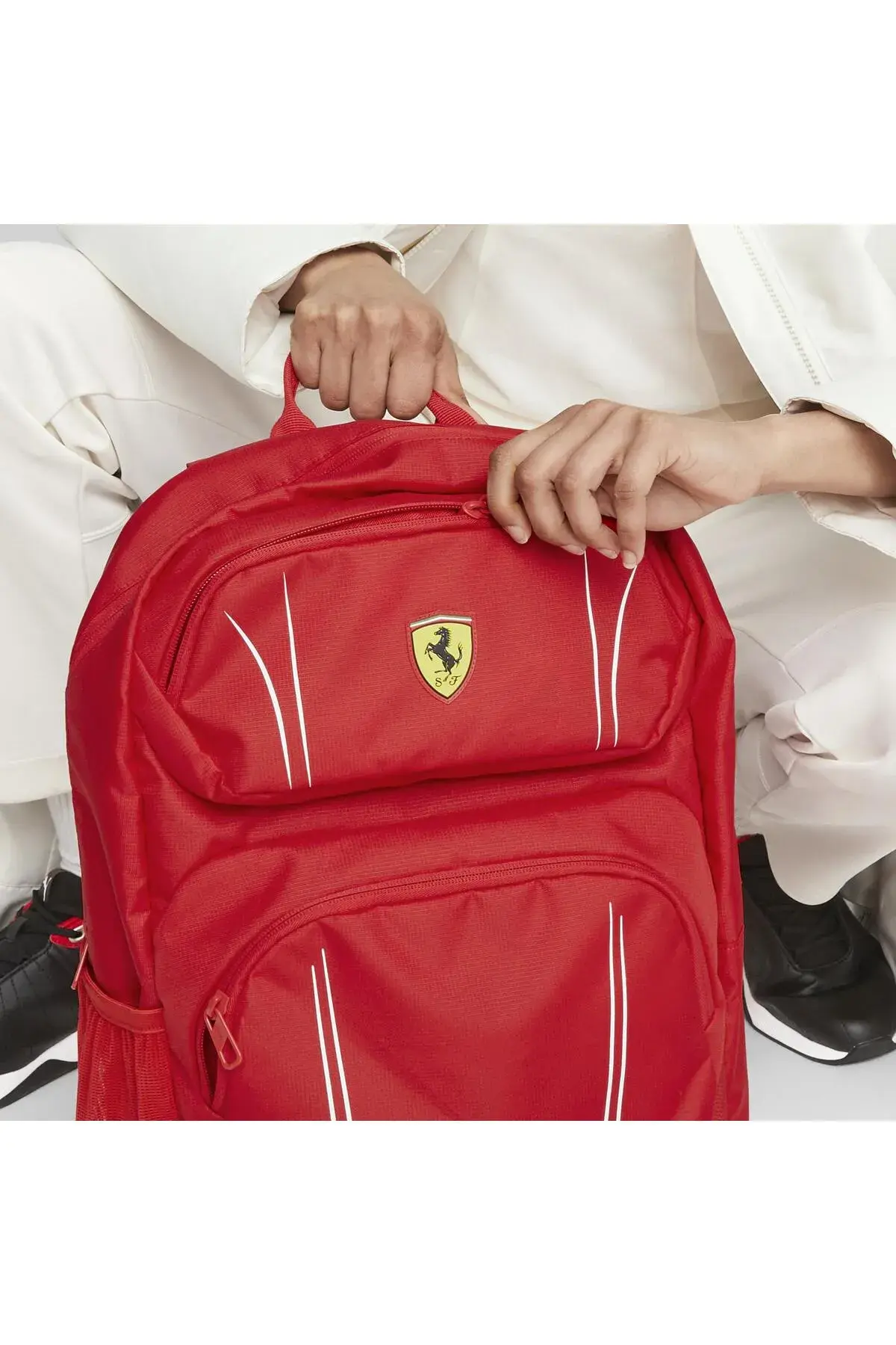 Puma Ferrari SPTWR Race Backpack Kırmızı Erkek Sırt Çantası