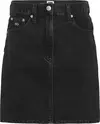 Tommy Hilfiger MOM SKIRT BI8080, 1BZ Siyah Kadın Elbise-Etek