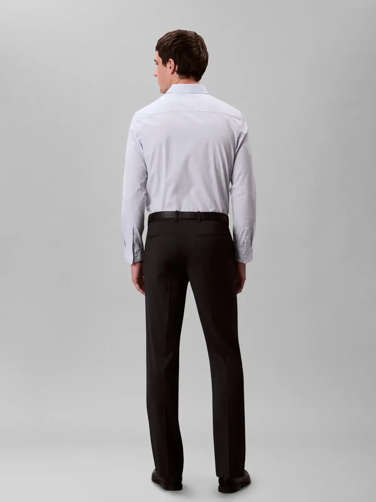 Calvin Klein LS THIN STRIPE SUPIMA STRETCH SL Mavi Erkek Tişört