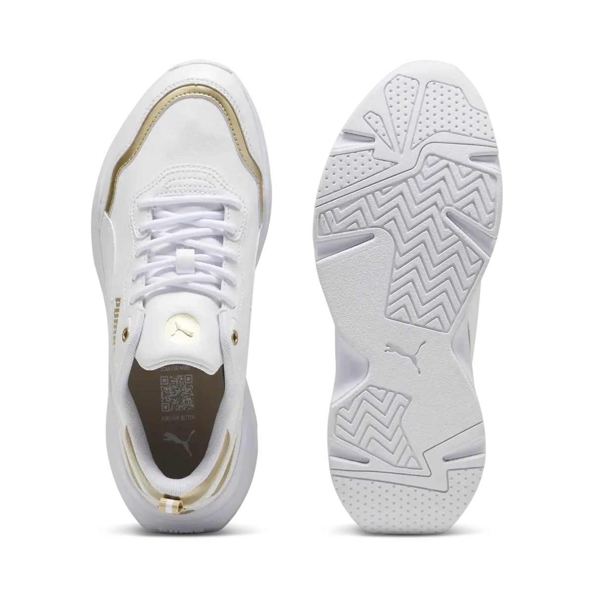 Puma Cassia Rose Metallic Dream Beyaz Kadın Spor Ayakkabı & Sneaker