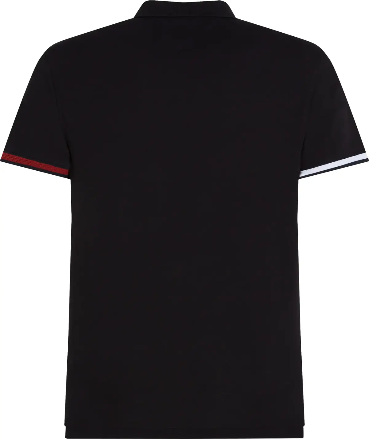 Tommy Hilfiger FLAG CUFF SLIM POLO, BDS Siyah Erkek T-Shirt & Polo