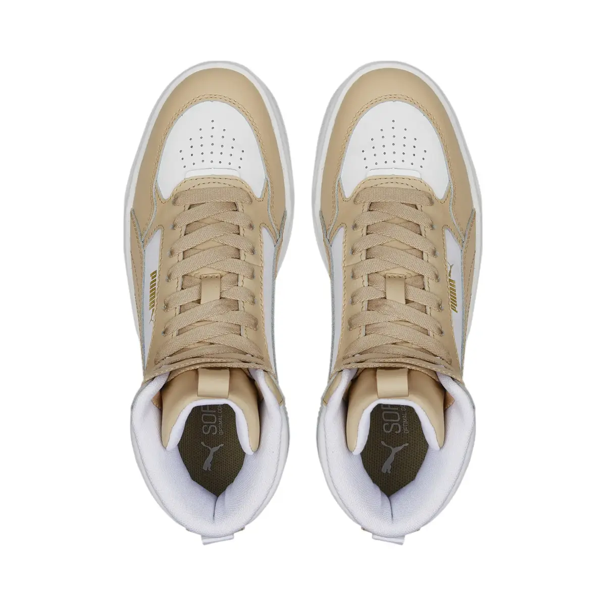 Puma Karmen Rebelle Mid Bej Kadın Bilekli Günlük Spor Ayakkabı