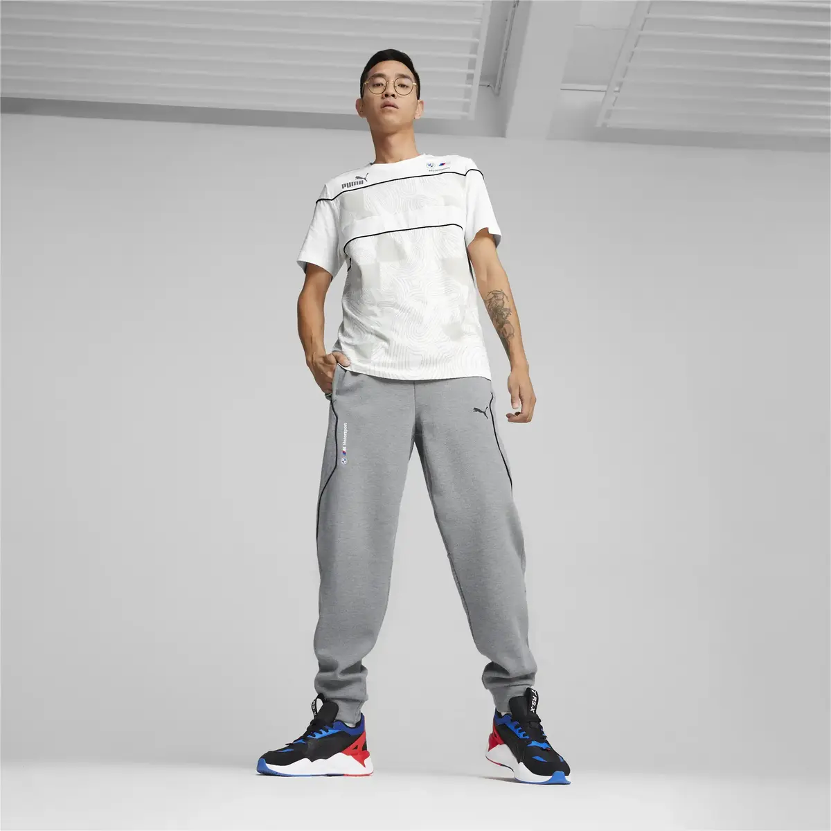 Puma BMW MMS Sweat Pants, reg/cc Gri Erkek Eşofman Altı