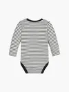 Calvin Klein STRIPED BADGE LS BOD Bebek Beyaz Zıbın
