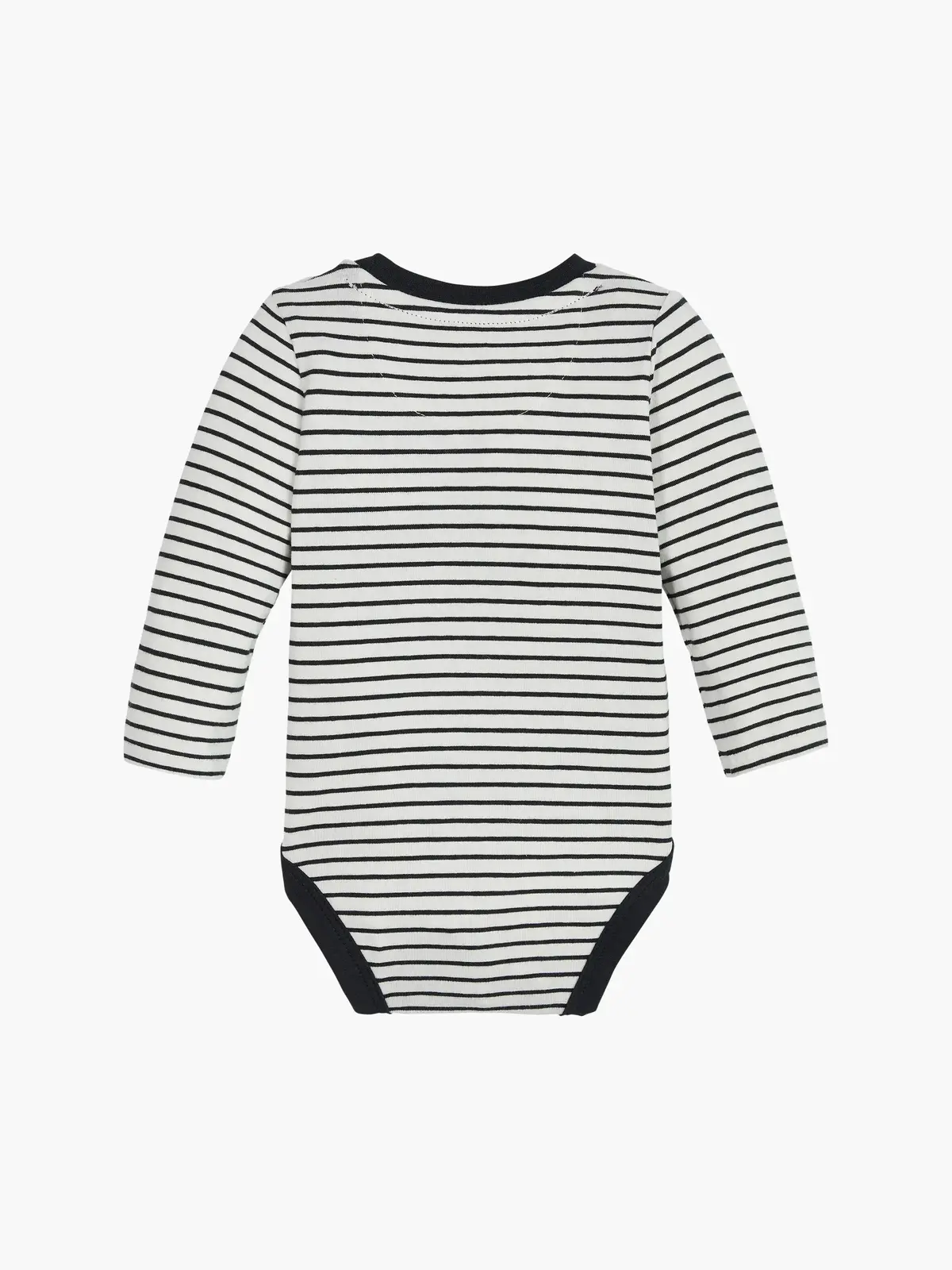 Calvin Klein STRIPED BADGE LS BOD Bebek Beyaz Zıbın