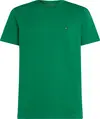 Tommy Hilfiger LUXURY INTERLOCK TEE, L4F Yeşil Erkek T-Shirt & Polo